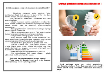 Cəbrayıl rayonunda “Elektrik enerjisinə qənaət edək!” adı altında aksiya keçirilib