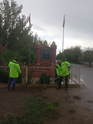 Cəbrayıl rayonunda 27 sentyabr – Anım Gününün beşinci ildönümü ilə əlaqədar təmizlik-abadlıq işləri aparılıb