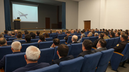 Xankəndi şəhərində “Dayanıqlı və sabit gələcək naminə ekoloji risklərin idarə edilməsi” mövzusunda konfrans keçirilib