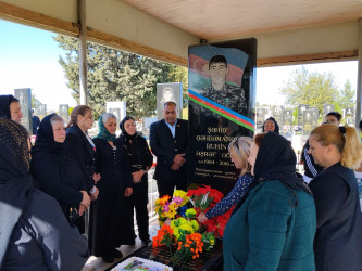Şəhid Qəhrəmanov Ruhin Əşrəf oğlunun doğum günü qeyd olunub