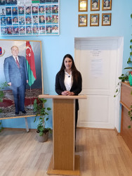 Cəbrayıl rayonunda “Ana dili hər bir xalqın varlığının əsas təminatçısıdır” mövzusunda tədbir keçirilib