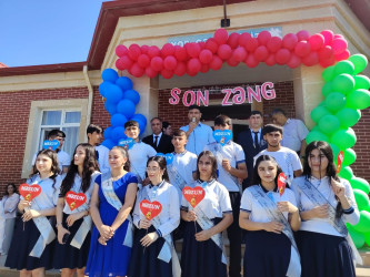 Cəbrayıl rayonunun ümumtəhsil müəssisələrində “Son zəng” qeyd olunub