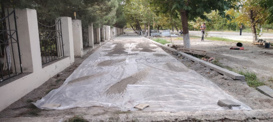 Cəbrayıl rayonunda “Şəhərsalma və Memarlıq İli” çərçivəsində abadlıq işləri görülür