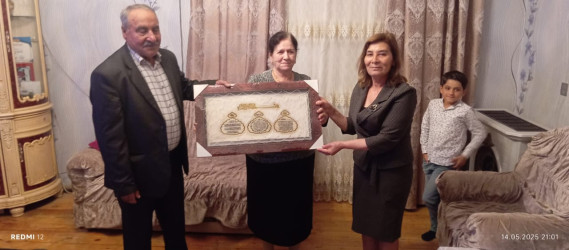 Beynəlxalq  ailə günü münasibətilə Göyüşovlar ailəsi ilə görüş keçirilib