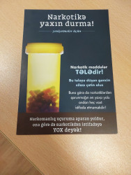 Cəbrayıl rayonunda “Narkomaniyaya yox deyək” mövzusunda tədbir keçirilib