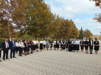 Cəbrayıl rayonunda Beynəlxalq Müəllimlər Günü münasibətilə tədbir keçirilib