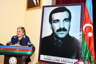 Şəhid, hərbi həkim, baş leytenant Allahverdili Hikmət Əsəd oğlunun yubiley tədbiri keçirilib