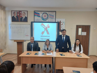 Cəbrayıl rayonunda “Narkomaniyaya yox deyək” mövzusunda tədbir keçirilib