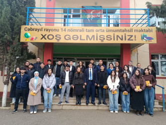 Cəbrayıl rayonunda məzun tələbələrlə görüş keçirilib