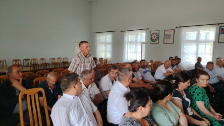 7 saylı Cəbrayıl qəsəbəsində səyyar görüş-qəbul keçirilib