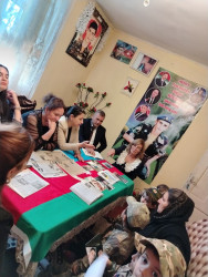 Cəbrayıl rayon 7 saylı Uşaq bağçasının uşaqları Şəhid İsmayılzadə Sevindik Ramil oğlunun ailəsini ziyarət ediblər