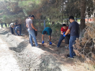 “Şəhərsalma və Memarlıq İli” çərçivəsində təmizlik aksiyası keçirilib