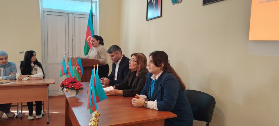 Cəbrayıl rayonunda məzun tələbələrlə görüş keçirilib