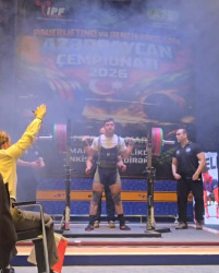 İdmançımız Osman Allahverdiyev İspaniyada keçiriləcək Ağırlıqqaldırma üzrə Avropa çemionatına vəsiqə qazanıb