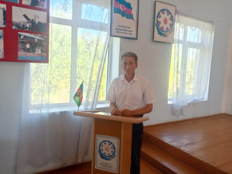 Cəbrayıl rayonunda “Milli mətbuatımızın şanlı tarixi” mövzusunda tədbir keçirilib