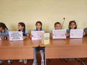 Cəbrayıl rayonunda “Uşaqları hüquqları ilə qoruyaq” mövzusunda maarifləndirici tədbir keçirilib