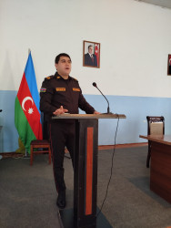Cəbrayıl rayonunda mülki müdafiə hazırlığı sahəsində ilin yekunlarına və qarşıda duran vəzifələrə dair maarifləndirici tədbir keçirilib