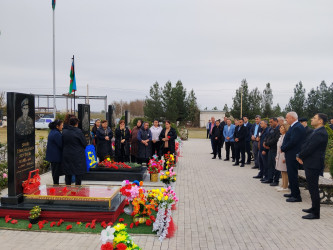 Süleymanov Əyyub Rasim oğlunun şəhadətə yüksəlməsinin beşinci ildönümü ilə əlaqədar anım tədbiri keçirilib