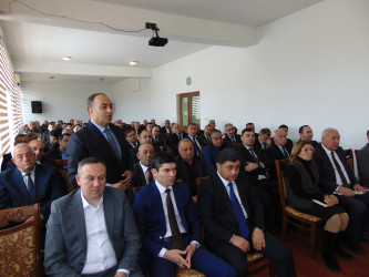 “Şəhərsalma və Memarlıq ili” və Novruz bayramına hazırlıqla bağlı ümumrayon müşavirəsi keçirilmişdir