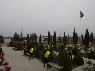 Cəbrayıl rayonunda 27 sentyabr – Anım Gününün beşinci ildönümü ilə əlaqədar təmizlik-abadlıq işləri aparılıb
