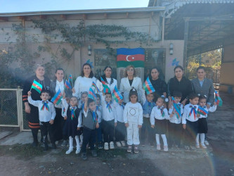 Cəbrayıl rayon 11 saylı Uşaq bağçasının uşaqları şəhid Mustafayev Təhmasib Sərməst  oğlunun ailəsini ziyarət ediblər