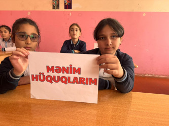 Cəbrayıl rayonunda "Uşaq hüquqları aylığı" çərçivəsində maarifləndirmə tədbirləri davam edir