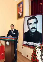 Şəhid, hərbi həkim, baş leytenant Allahverdili Hikmət Əsəd oğlunun yubiley tədbiri keçirilib