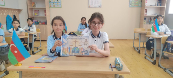 Rayonun ümumtəhsil məktəblərində “İnsan Hüquqları Aylığı” çərçivəsində tədbirlər davam edir