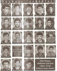 Bu gün Şişqaya və Daşbaşı faciəsi şəhidlərinin anım günüdür