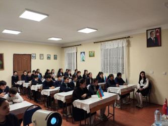 Cəbrayıl rayonunda “Uşaqları internetin zərərli təsirindən və informasiyalarından qoruyaq” mövzusunda maarifləndirici tədbir keçirilib