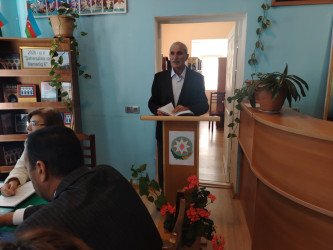 Cəbrayıl rayonunda “Kitabsız bir ömrün nə mənası var” mövzusunda görüş keçirilib