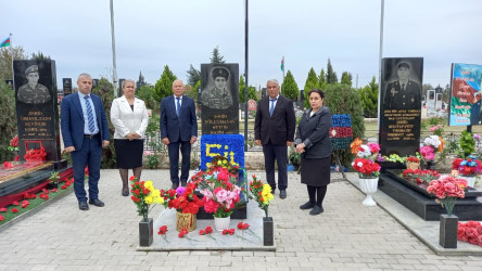 Süleymanov Əyyub Rasim oğlunun şəhadətə yüksəlməsinin beşinci ildönümü ilə əlaqədar anım tədbiri keçirilib