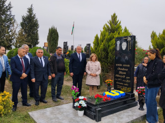 Süleymanov Əyyub Rasim oğlunun şəhadətə yüksəlməsinin beşinci ildönümü ilə əlaqədar anım tədbiri keçirilib
