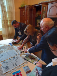 Cəbrayıl rayonu üzrə Uşaq Səfirlər Məclisinin fəalları şəhid Süleymanov Əyyub Rasim oğlunun ailəsini ziyarət ediblər