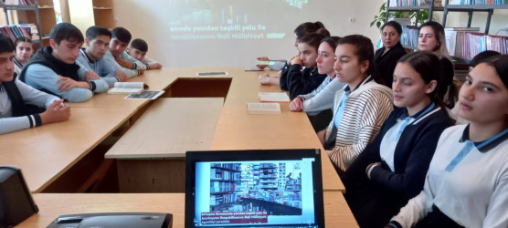 Cəbrayıl rayonunda "Hər kitab bir dünyadır" adlı dəyirmi masa təşkil edilib