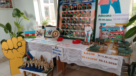 Cəbrayıl rayonunda 27 sentyabr – Anım Gününün beşinci ildönümü ilə əlaqədar  sərgi təşkil edilib