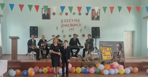 Cəbrayıl rayonunda “Üzeyir Hacıbəyli-140” mövzusunda tədbir keçirilib