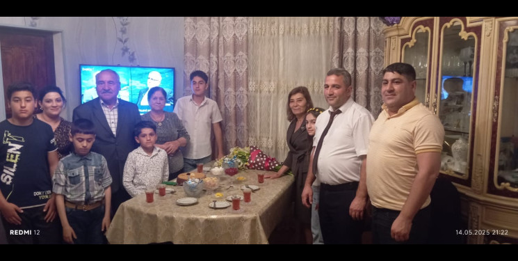 Beynəlxalq  ailə günü münasibətilə Göyüşovlar ailəsi ilə görüş keçirilib