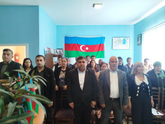 Cəbrayıl rayonunda “Ümummilli Lider Heydər Əliyevin qoyduğu dövlətçilik təməlləri tarixi Zəfərimizin sütunu oldu” mövzusunda tədbir keçirilib