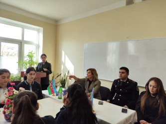 Cəbrayıl rayonunda “Məişət zorakılığına son!” mövzusunda tədbir keçirilib