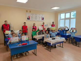 Cəbrayıl rayonunda “Fövqəladə hallar məktəblilərin gözü ilə”mövzusunda  tədbir keçirilib