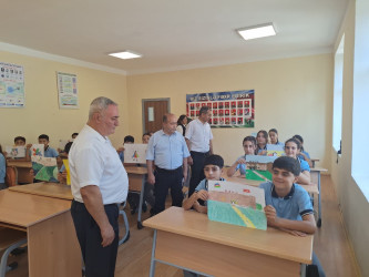 Cəbrayıl rayonunda “Biz sülh istəyirik” mövzusunda rəsm sərgisi təşkil olunub