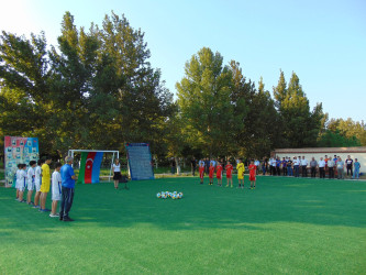 Cəbrayıl rayonunda şəhidlərimizin xatirəsinə həsr olunmuş futbol idman növü üzrə ustad dərsləri təşkil olunub