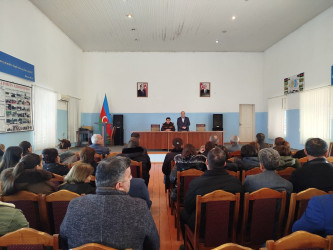 Cəbrayıl rayonunda mülki müdafiə hazırlığı sahəsində ilin yekunlarına və qarşıda duran vəzifələrə dair maarifləndirici tədbir keçirilib