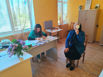 Cəbrayıl rayonunda göz müayinəsi aksiyası keçirilib