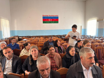Cəbrayıl rayonunda “Ailə ənənələrinin möhkəmləndirilməsi və inkişafı” mövzusunda aksiya keçirilib