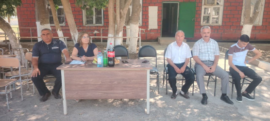 “N” saylı hərbi hissədə görüş keçirilib