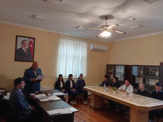 Erkən və qohumlar arasında nikahın mənfi təsiri barədə maarifləndirici tədbirlər keçirilib