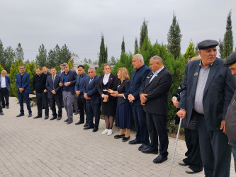 Vətən müharibəsi şəhidi İsmayılzadə Sevindik Ramil oğlunun şəhadətə yüksəlməsinin beşinci ildönümü ilə əlaqədar anım tədbiri keçirilib