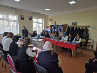 Təhsil müəssisələrində  antikorrupsiya davranış modelinin formalaşdırılması ilə bağlı maarifləndirmə tədbirləri davam edir